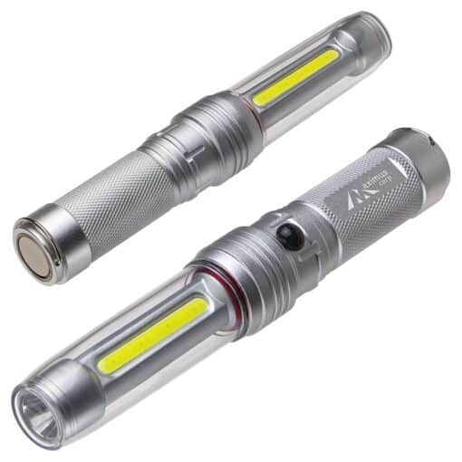 Baton COB + LED Flashlight with Magnetic Base-1