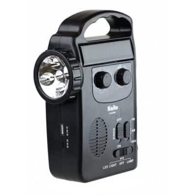 Kaito KA339 Solar AM/FM Emergency Radio with LED Lantern and Flashlight-1