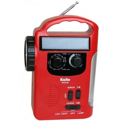 Kaito KA339 Solar AM/FM emergency Radio with LED Lantern and Flashlight-1