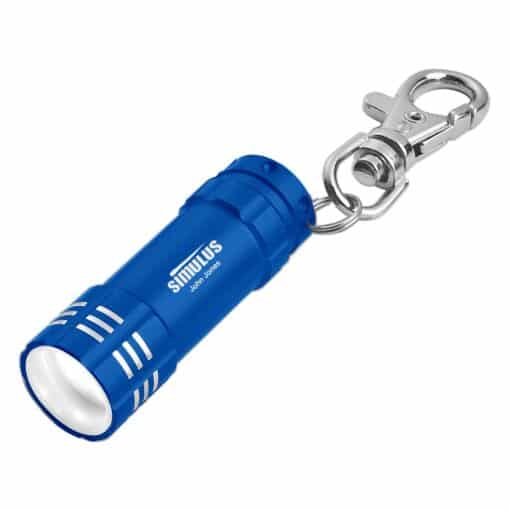Mini Aluminum LED Flashlight With Key Clip-8