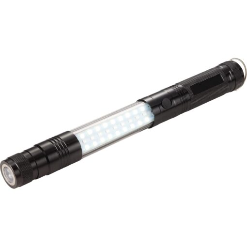 Telescopic Magnetic COB LED Flashlight w/Sidelight-2