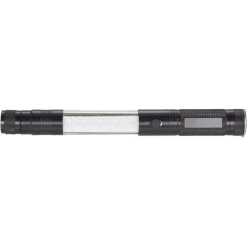 Telescopic Magnetic COB LED Flashlight w/Sidelight-7