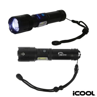 iCOOL Longmont Rechargeable 1200-Lumen Aluminum Tactical Flashlight-1