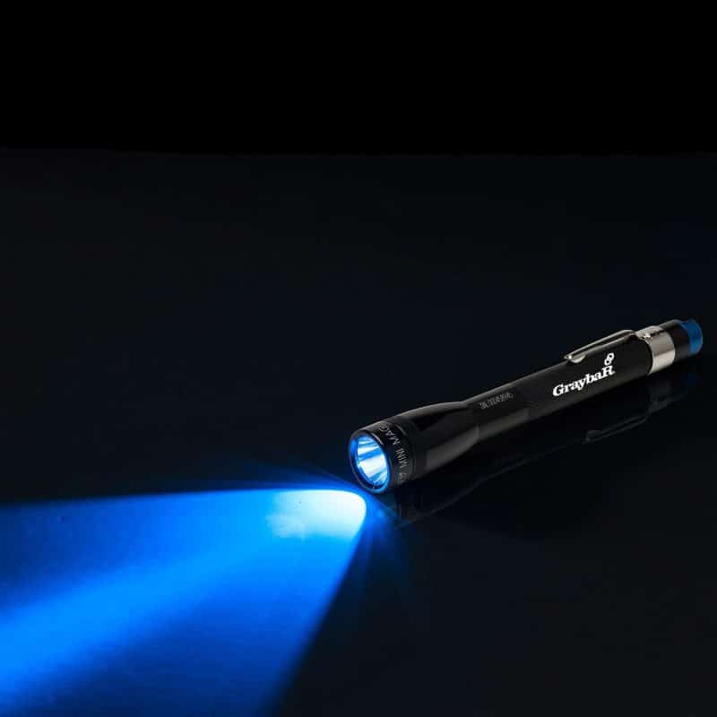 Custom “AAA” Mini Maglite® LED Spectrum – Blue with Logo ...