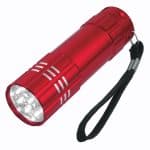 Aluminum Led Flashlight With Strap - 7