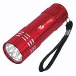 Aluminum Led Flashlight With Strap - 8