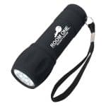 Rubberized Torch Light With Strap - 2