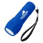 Rubberized Torch Light With Strap - 9