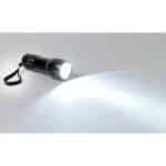Mini LED Aluminum Flashlight - Black - 4