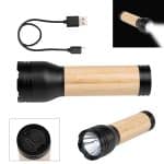 Bamboo Rechargeable Led Flashlight - 2