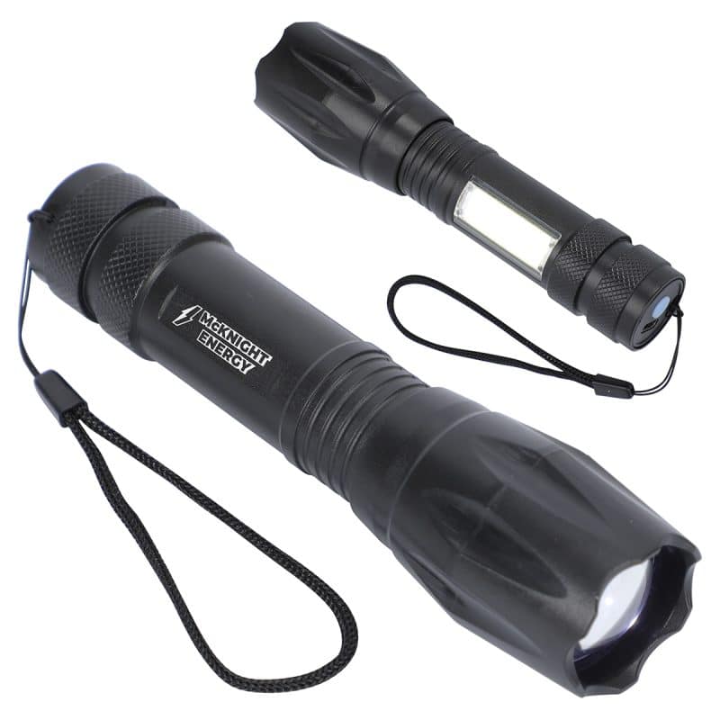 Best Buddy Tools ® Duo Beam Rechargeable LED and COB Flashlight