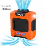 10000mAh Portable Waist Clip Fan Handheld Fan Neck Fan