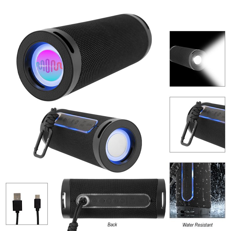 Wireless Barrel Speaker Flashlight