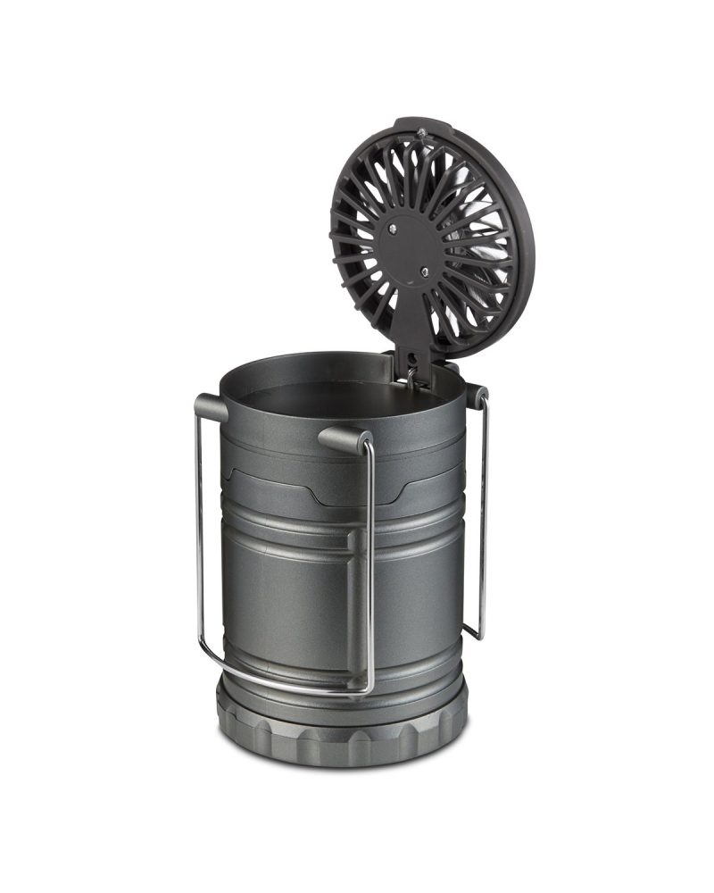 Duo Camping Lantern-Style Flashlight And Fan - 3