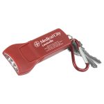 "Beamer" 4 LED Keyholder Keylight w/Carabiner Clip - 4