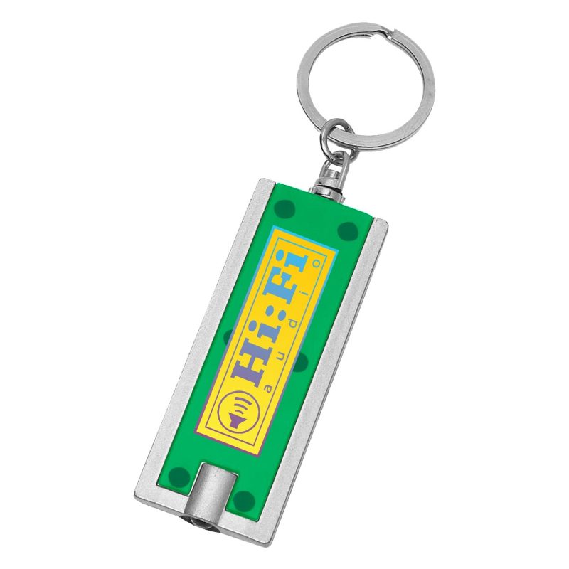 Rectangular Led Key Chain - 8