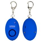 Soft-Touch LED Light & Alarm Key Chain - 2
