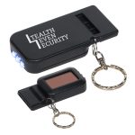 Solar Powered Light & Whistle Key Chain - 2