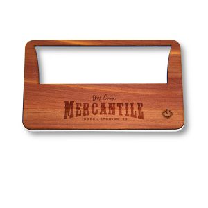 Wooden Credit-Card Magnifying LED Light (RATTLER)