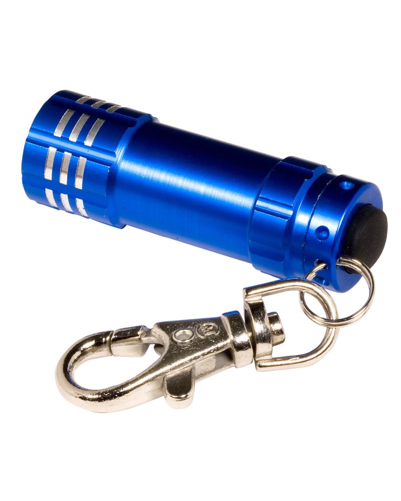Micro 3 LED Flashlight With Keychain - 2