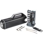 Tool Set With Rechargeable LED Flashlight - 8