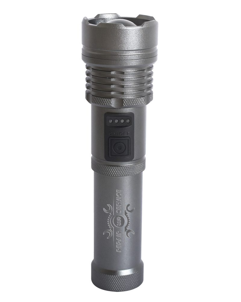 Ozzy Rechargeable Recycled Aluminum Flashlight