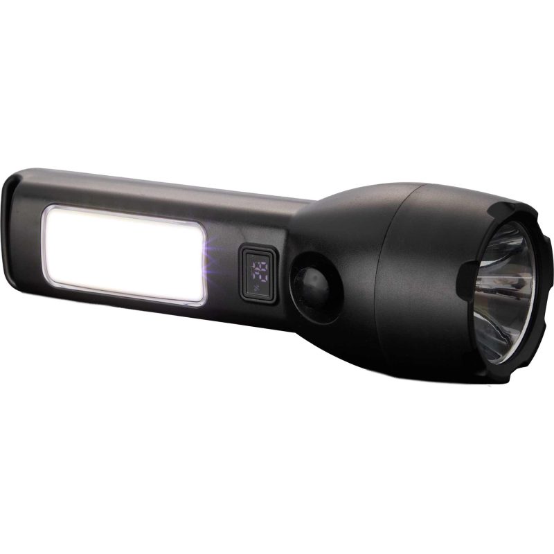 Solar Powered Rechargeable COB Flashlight - 3