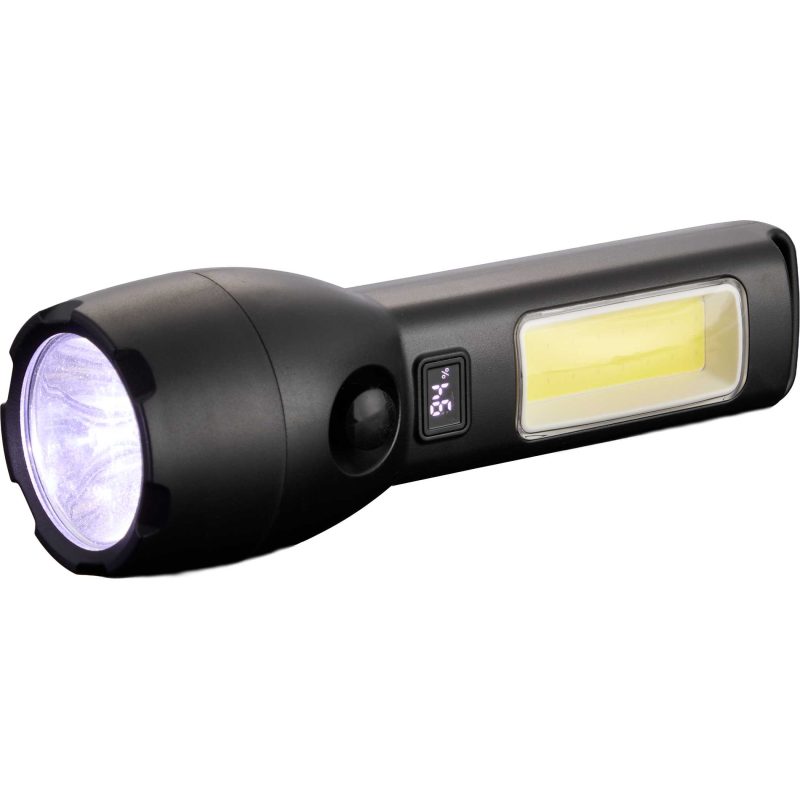 Solar Powered Rechargeable COB Flashlight - 6