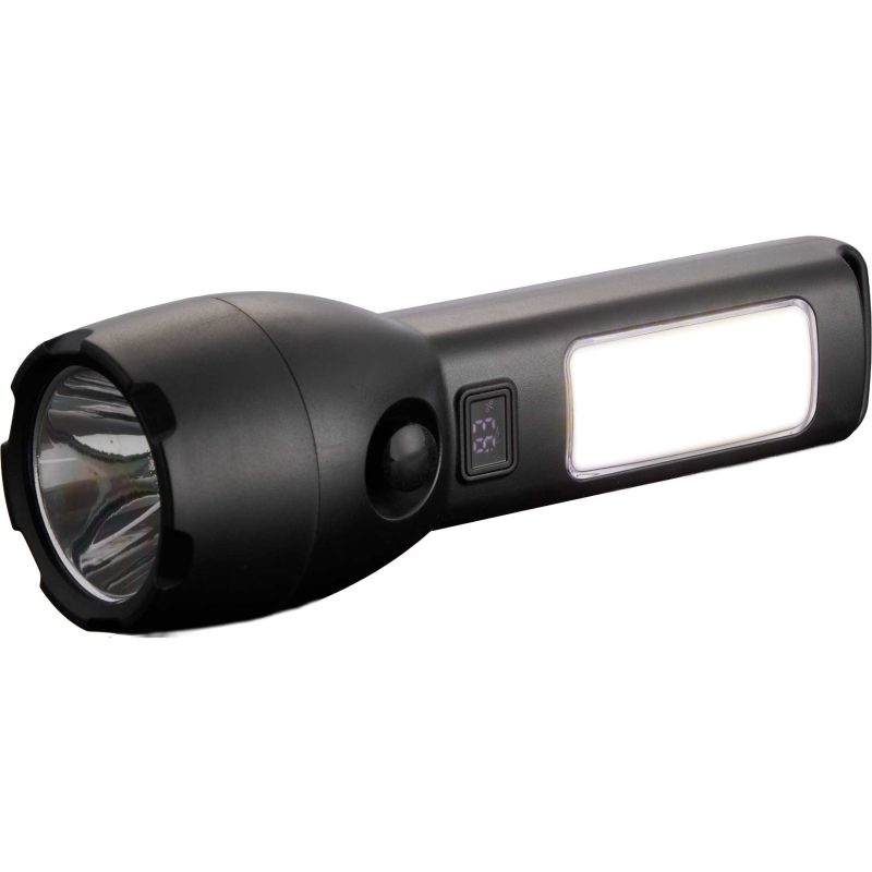 Solar Powered Rechargeable COB Flashlight - 7