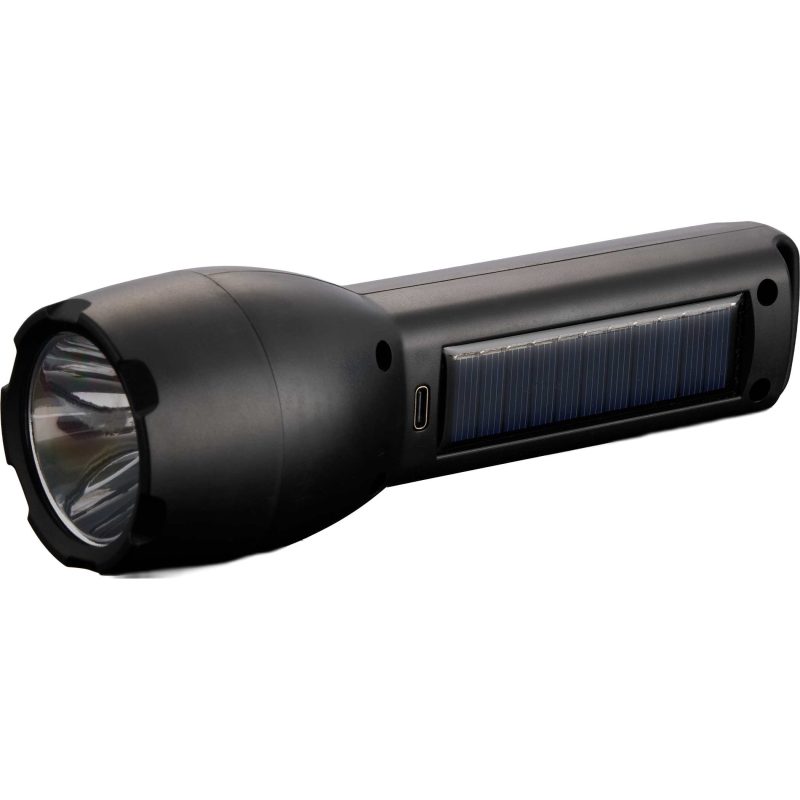 Solar Powered Rechargeable COB Flashlight - 8
