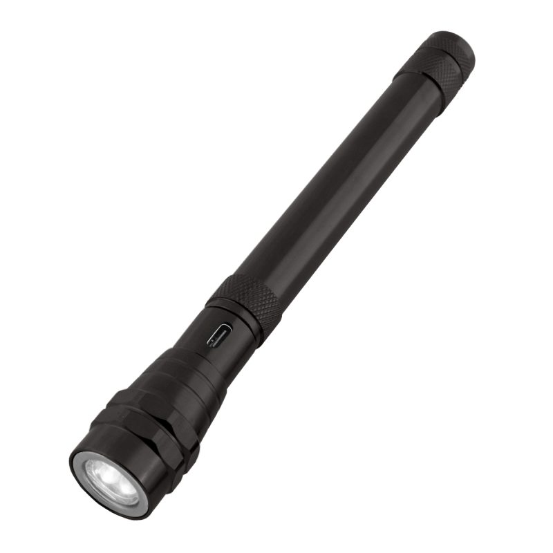 Telescopic Rechargeable Recycled Aluminum Flashlight With Magnet 2.0 - 2