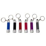 Anodized Aluminum 5 LED Flashlight Keychain - 5