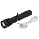 Channel LED / COB Rechargeable Flashlight - 8