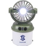 Rechargeable 3W COB Lantern with Fan - 3