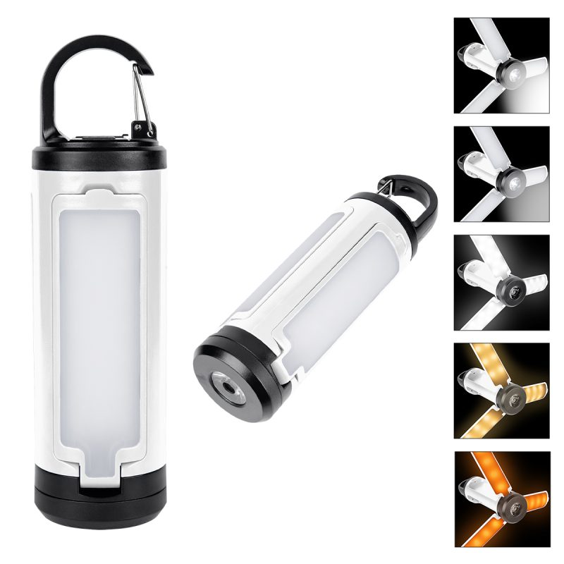 Led Multi-function Rechargeable Lantern With Carabiner - 5