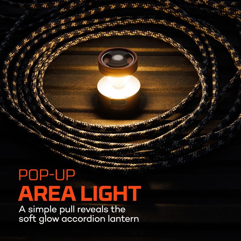 Nebo® Poppy Puck Pocket Lantern - Light Gray - 7