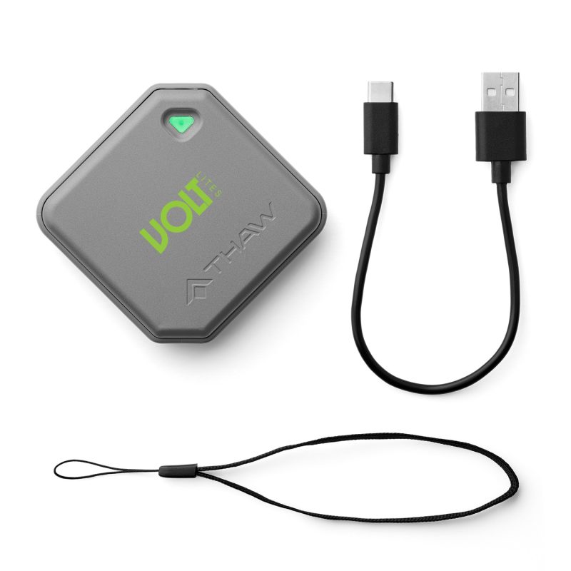 Thaw® Rechargeable 2K Hand Warmer & Flashlight - GRAY - 8