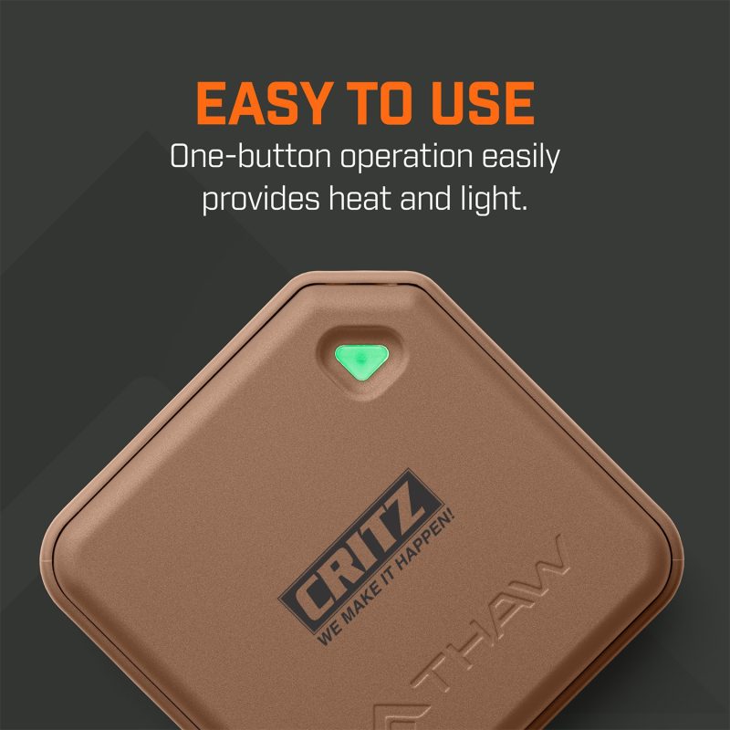 Thaw® Rechargeable 2K Hand Warmer & Flashlight - MOCHA - 4