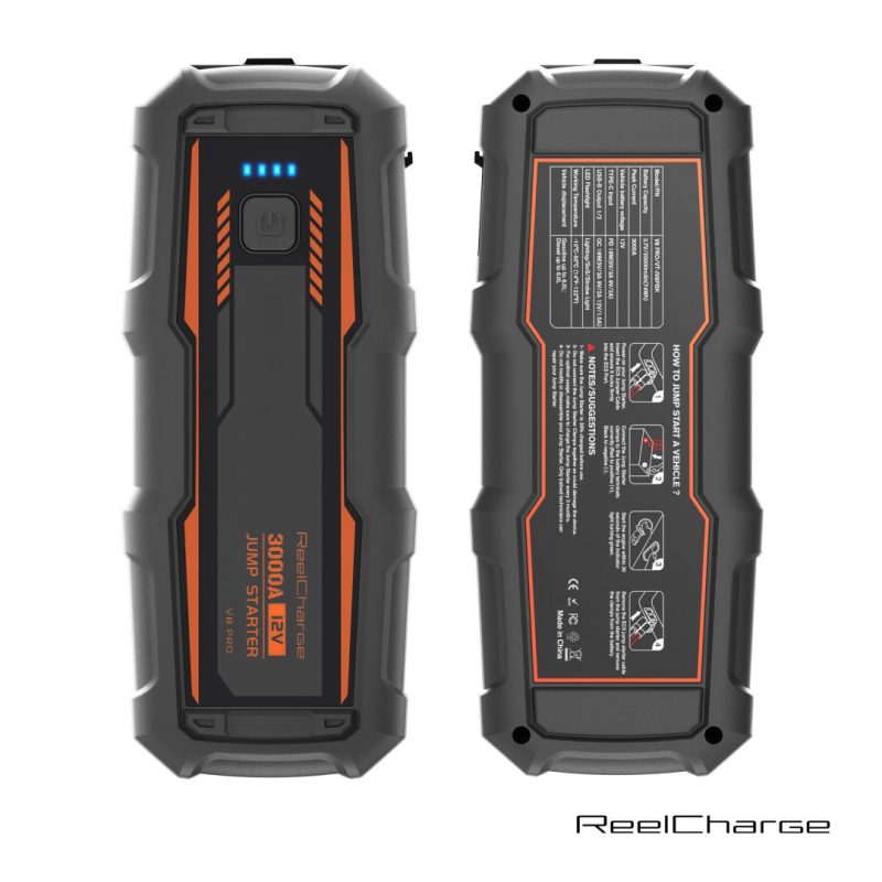 ReelCharge V8 Jump Starter - 2