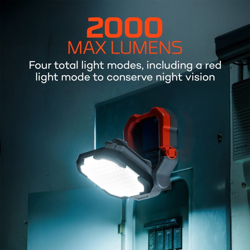 NEBO® Omni Axis 2K Work Light & Power Bank - 8