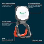 NEBO® Omni Axis 2K Work Light & Power Bank - 9