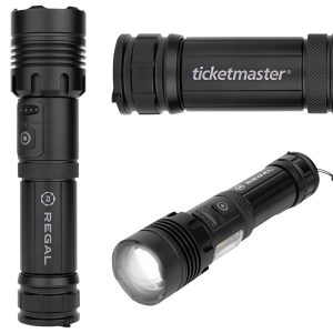1200LM Metal Flashlight w/2000mAh Rechargeable Battery (Factory Direct) 10-12 Weeks