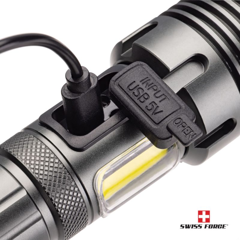 Swiss Force? Rimac Aluminum Rechargeable Flashlight - 3