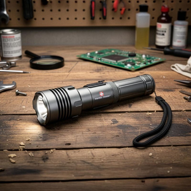 Swiss Force? Rimac Aluminum Rechargeable Flashlight - 6