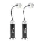 Cuisinart Outdoors 2-Piece Magnetic LED Grill Lights - Black